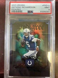 2023 Panini Origins Anthony Richardson Pedigree Case Hit PSA 9 - Bild 1 von 2