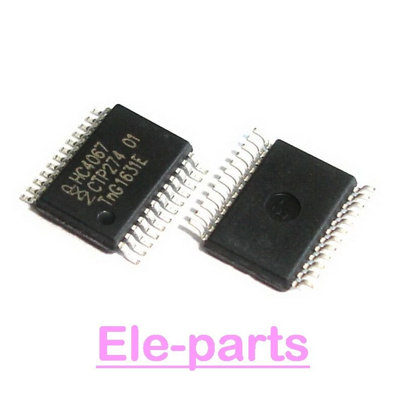 WAHKITSING 5 PCS 74HC4067DB SSOP-24 74HC4067 74HC4067D HC4067 16-channel analog multiplexer