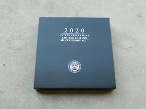 2020 UNITED STATES MINT LIMITED EDITION SILVER PROOF SET OGP/COA - Picture 1 of 9