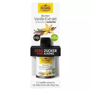 Pickerd Bourbon Vanille Extrakt ohne zusätzlichen Zucker Alkohol 50ml - Bild 1 von 1
