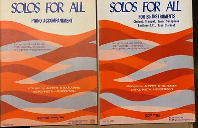 Solos For All For Bb Instruments with Piano Accompaniment Book - Image 1 of 4