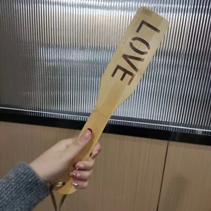 Bamboo Wooden Spanking Paddle Whip Paddle Flogger Board Beat Whip Role Play BDSM - Picture 1 of 5