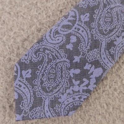 Tommy Bahama Corbata Azul Paisley Algodón Seda Mano Informal Playa Yate 3" Foto 1 de 4