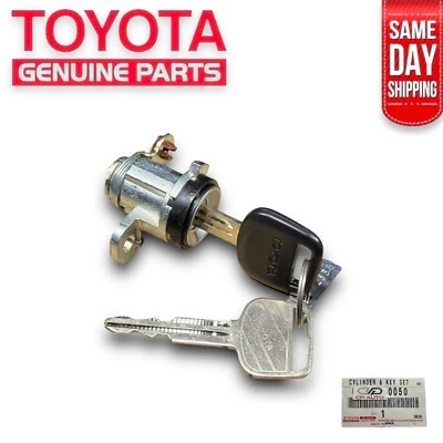 91-92 TOYOTA LAND CRUISER FJ80 ПЕРЕДНИЙ ВОДИТЕЛЬ ЛЕВАЯ ДВЕРЬ ЗАМОК КЛЮЧ ЦИЛИНДР OEM НОВЫЙ - Изображение 1 из 4