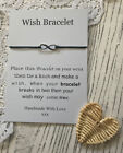 Infinity Charm  Wish Bracelet Family Present/gift/ Birthday Gift, Thank You