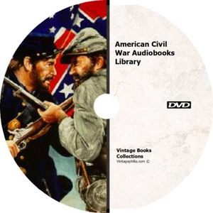 * AMERICAN CIVIL WAR BOOKS COLLECTION * 20 AUDIOBOOKS on 1 DVD MP3 * - Imagen 1 de 1