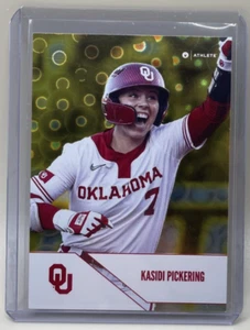 Kasidi Pickering 2025 Onit Oklahoma Sooners OU Softball Gold Holo Foil - Bild 1 von 2