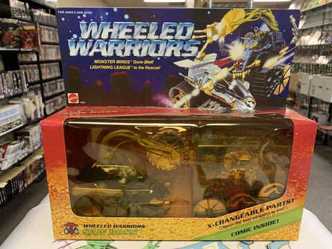 Wheeled Warriors Saw Boss Monster Minds Tyrant 1984 NEW SEALED RARE VINTAGE Cover