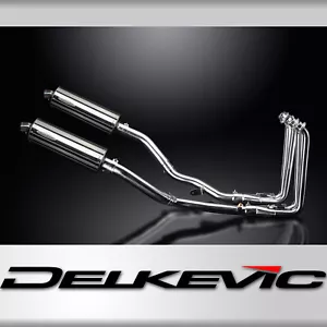 Yamaha FJR1300 2001-2005 Complete Exhaust 4-2 14" Oval Stainless Mufflers - Picture 1 of 5
