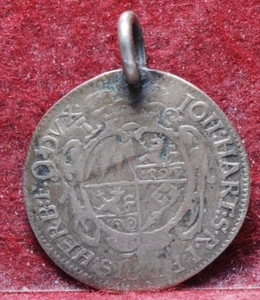 Germany - Wurzburg, 1675 3 Kreuzer, KM164, siver, Fine, Loop, 5-21* - Picture 1 of 2