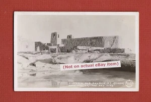 Seltene RPPC 1935 ACOMA New Mexico HISTORISCHE ALTE KIRCHE - FRASHER'S FOTOS - Bild 1 von 2