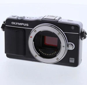 Olympus PEN E-PM2 16.1MP Digital Camera Body Set Black - Picture 1 of 2