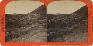 Thomas Houseworth & Co. #706 (década de 1860) Virginia City, Nevada - vista desde el norte - Imagen 1 de 2