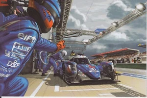 Pegatina oficial Alpine Le Mans 2019. - Imagen 1 de 1