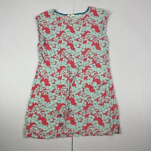 BODEN Dress Small Blue Red Sleeveless Short Stretch Adjustable Waist - Picture 1 of 14