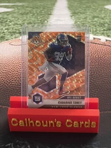 Kadarius Toney 2021 Panini Mosaic Reactive Orange Prizm NFL Debut RC Rookie #251 - Imagen 1 de 2