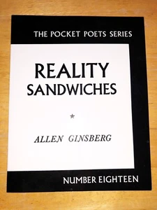 REALITY SANDWICHES Allan Ginsberg The Pocket Poets Series SC Book 18 Eighteen - Picture 1 of 2