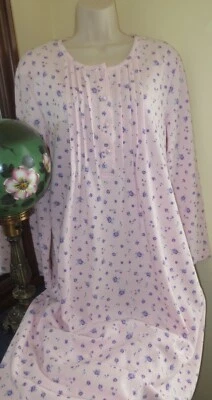 SONOMA life+style ROSA Floral Camisón Camisón Camisa de Noche Talla S Foto 1 de 4