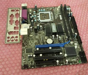 MSI G41M-P28 socket LGA 775 DDR3 PCIe scheda madre con scudo I/O MS-7592 - Foto 1 di 5