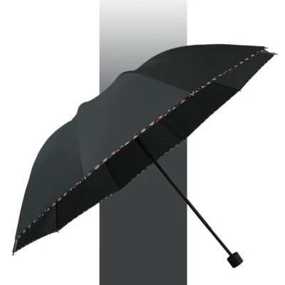 Paraguas con 10 costillas para lluvia a prueba de viento, paraguas plegable, para hombre y mujer, Foto 1 de 4