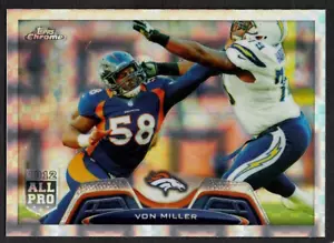 2013 Von Miller Topps Chrome Football All Pro XFactor Refractor Broncos #69 - Picture 1 of 2