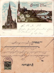 Ulm 1900 Stempel 11.09. 1897 Ulm - Bild 1 von 4