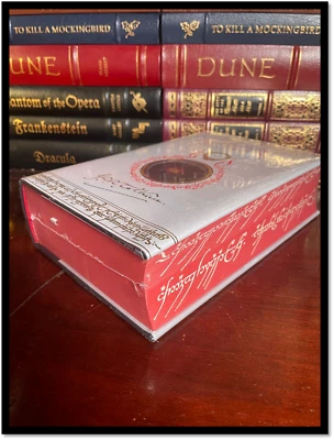 Lord Of The Rings Illustrated by J.R.R. Tolkien Sealed Gift Hardback Rune Edges - Image 1 of 3