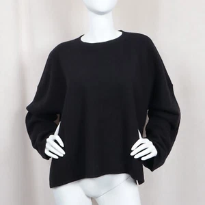 TOTEME Felted Merino Knit In Black - Picture 1 of 10