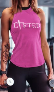 Faith-Based Unisex Jersey Tank Gift Idea For Wife, Husband, Mom, Dad, Boyfriend - Picture 1 of 28