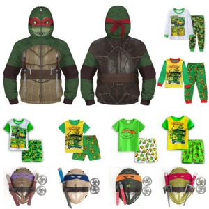 Ninja Turtle Schlafanzug / Zubehör Kostüm Karneval Fasching für Kinder Jungenか - Photo 1/32