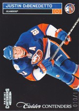 2011-12 Panini Contenders Hockey Gold 184 Justin DiBenedetto 010/100