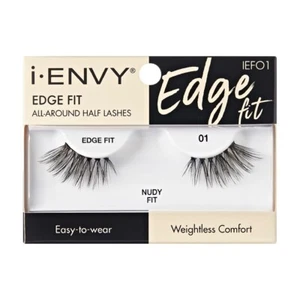 I ENVY EASY TO WEAR EDGE FIT ALL-AROUND HALF LASHES - #IEF01 NUDY FIT - Picture 1 of 4
