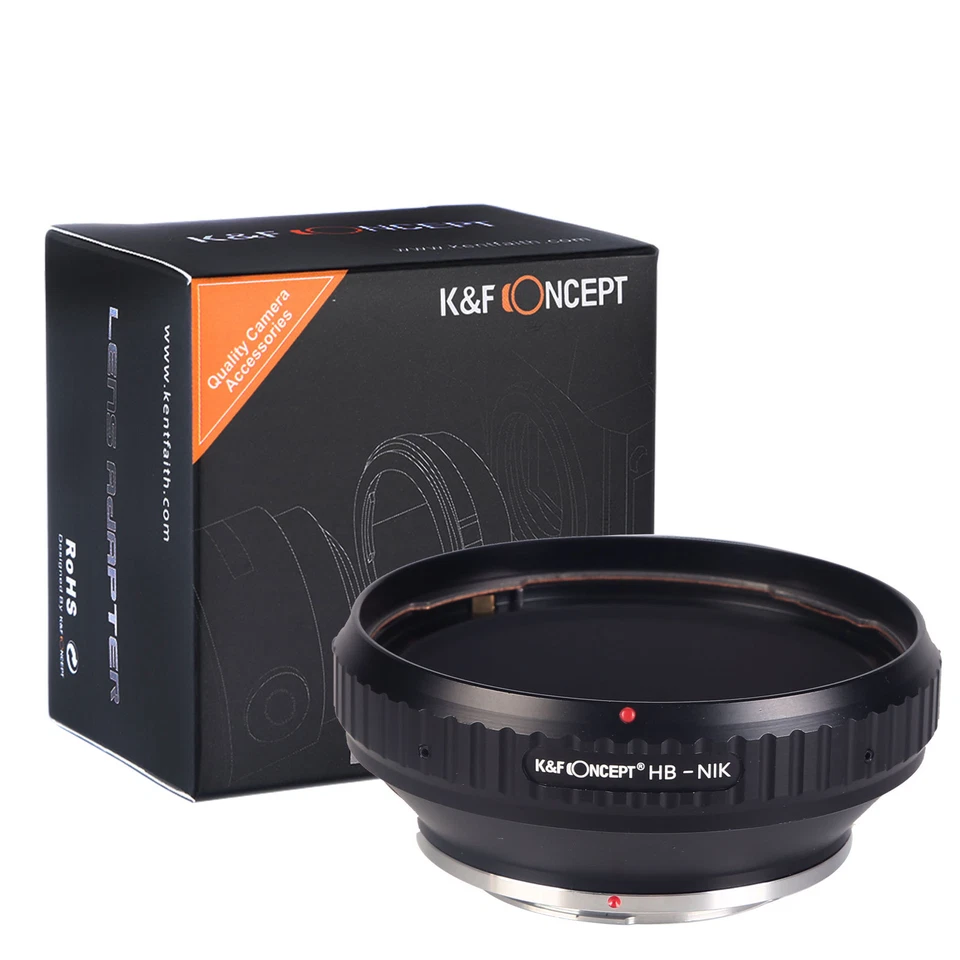 K&F Concept Lens Mount Adapter for Hasselblad Mount Lens to Nikon Camera Body - Image 1 of 4