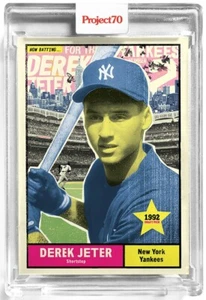 MLB Project70 Baseball 1961 Derek Jeter Trading Card [#9, by New York Nico] - Picture 1 of 1