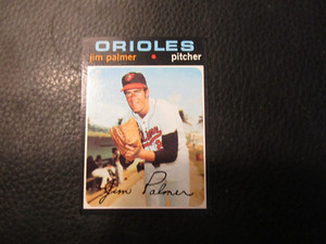 1971  TOPPS#570   JIM PALMER  ORIOLES     EXMT+