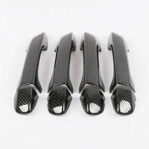 For Volkswagen VW Tiguan 2017-2024 Carbon fiber Door Handle Cover Trim - Picture 1 of 4