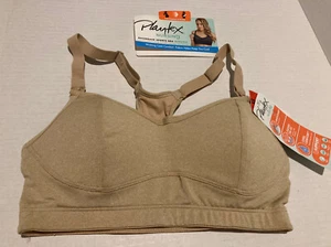 NWT Playtex Nursing Low-Impact Sports Bra US3010 Nude Heather XS SR$34 32 34 B C - Picture 1 of 3
