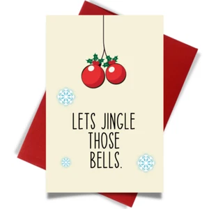 Divertida tarjeta de Navidad con sobres - tarjeta de Navidad romántica - Cheerin - Imagen 1 de 6