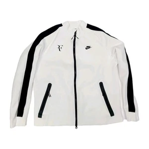 CHAQUETA TENIS RF ROGER FEDERER 2017 WIMBLEDON CREMALLERA COMPLETA NIKE PARA HOMBRE TALLA L *LEER* - Imagen 1 de 13
