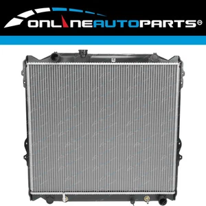 Aluminium Alloy Radiator for Toyota Landcruiser Prado KZJ95R 4cyl 3.0L 2000-2002 - Picture 1 of 7