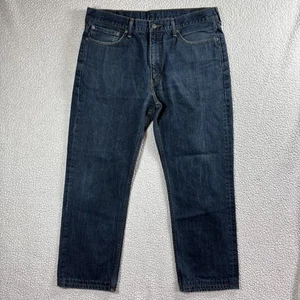 Levi Strauss 514 Herren Jeans W38 L30 Straight Fit Dark Wash Red Tab Blue Jeans - Bild 1 von 13