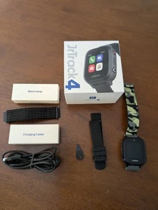 JrTrack 4 Kids Smart Watch by COSMO | Phone Watch & GPS Tracker (Black) - Zdjęcie 1 z 5