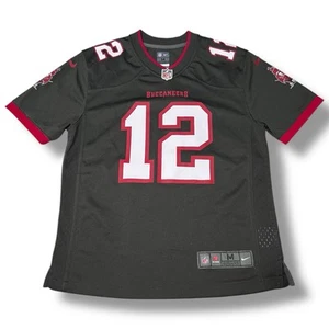 Tom Brady Tampa Bay Buccaneers Jersey Black Nike On Field Football Boys Size M - Picture 1 of 8