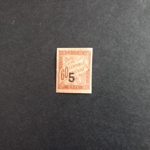 COLONIE FRANCESI - INDOCHINE 1904/ SEGNATASSE - 5 SU 60 C. BRUNO, LING. MH* - Imagen 1 de 2
