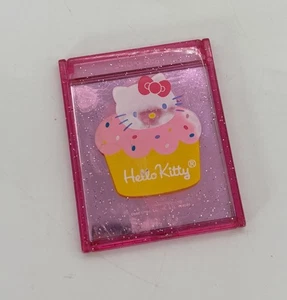 Vintage 2007 Sanrio Japan Hello Kitty Cupcake Birthday Compact Mirror RARE - Picture 1 of 6