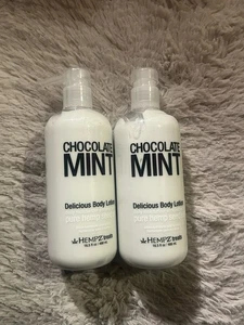 (2) Limited Edition Hempz Treats Chocolate Mint Bodylotion 16,5oz - Bild 1 von 2