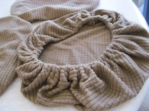 3 Brand New Round Chair Covers, Light Brown, Fits 14" to 16" Round Chairs - Picture 1 of 4