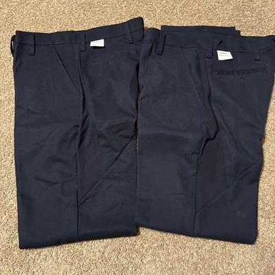2 Pair Red Kap  Men’s Pants Px60 NV2 32x34 Navy Blue Work Pants NWT Mimix - Image 1 of 4