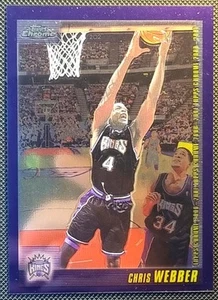 CHRIS WEBBER 2000-01 Topps Chrome #TCP11 - Picture 1 of 2