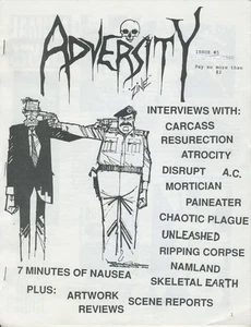 Vintage Adversity "Metal" Fanzine Issue #5 - Foto 1 di 2
